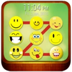 emoticon lock screen android application logo